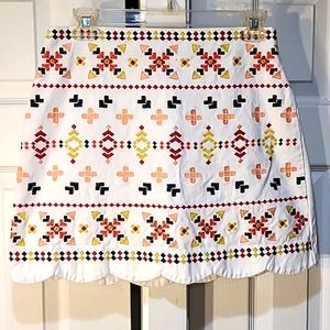 Blue rain skirts/vintage blue rain elephant Paisley